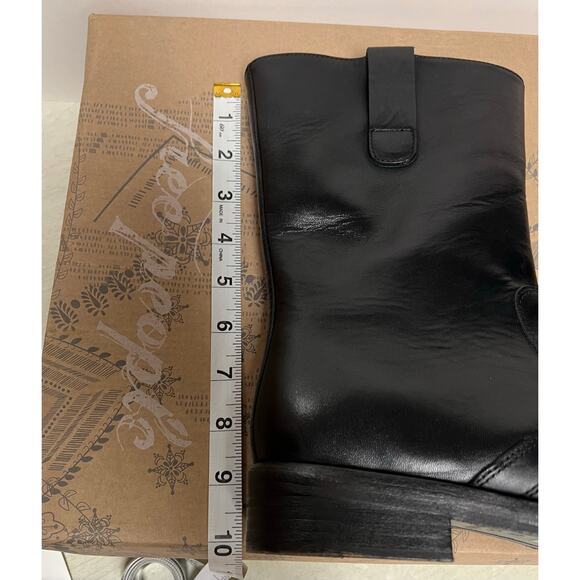 Free People Easton Equestrian Black Leather Womens Size 6.5 (37.5) NEW! - Picture 7 of 10